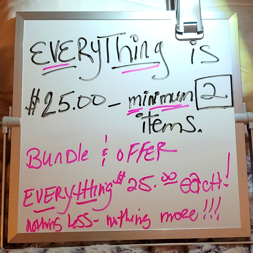 Everything $25.00 Minimum 2 Items - image 1